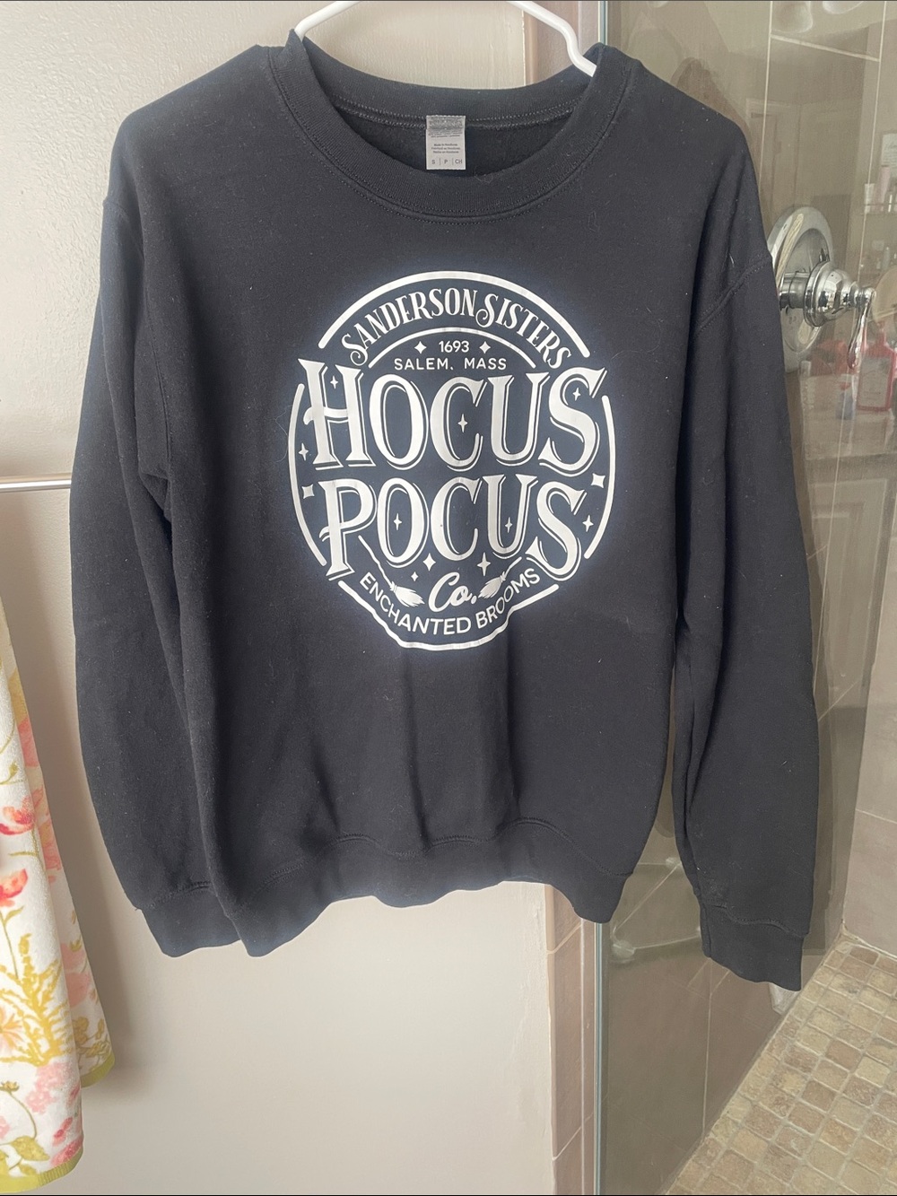Hocus Pocus Sanderson Sisters Black Crewneck Sweatshirt